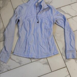 lululemon athletica Light Blue Zip-Up Define Jacket